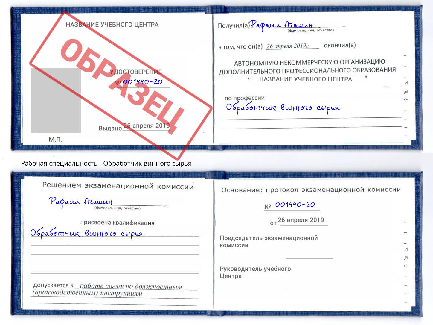 Обработчик винного сырья Волхов